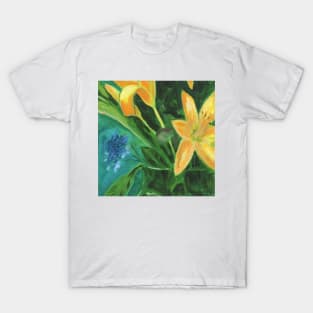 Flower collage, oil painting T-Shirt